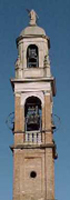 Il campanile della chiesa parrocchiale di S. Lorenzo
