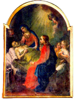 Lato destro della chiesa parrocchiale di S. Lorenzo Lato destro della chiesa parrocchiale di S. Lorenzo