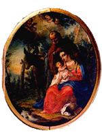Lato destro della chiesa parrocchiale di S. Lorenzo Lato destro della chiesa parrocchiale di S. Lorenzo