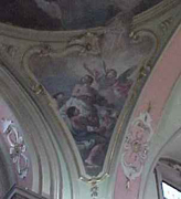 La navata della chiesa parrocchiale di S. Lorenzo