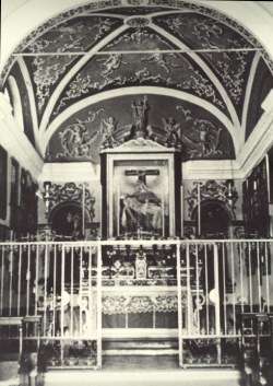 Il santuario dell'Addolorata nel 1956