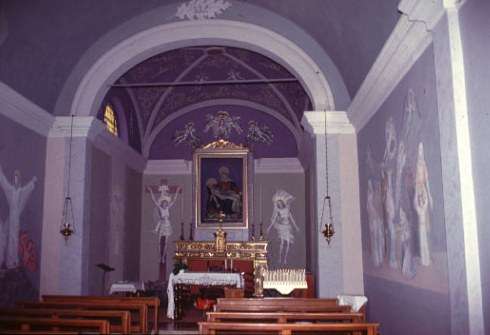 il santuario dell'Addolorata nel 1997